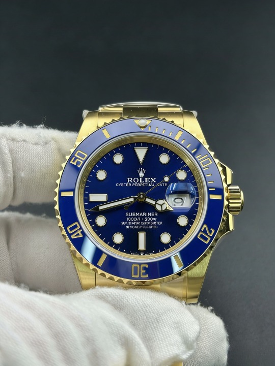 CLEANクリーン工場 ROLEXロレックスサブマリ ーナデイト41mm 126618LB 全ゴールド ブルー文 字盤 1:1級