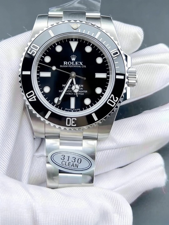 CLEANクリーン工場 ROLEXロレックスサブマリ ーナノンデイト40mm 114060 ブラック 1:1級