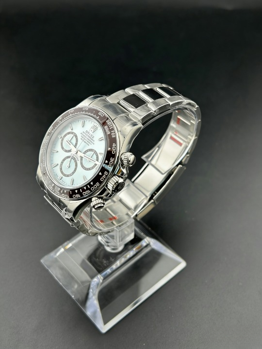 CLEANクリーン工場ROLEXロレックスデイトナ 126506 アイスブルー文字盤 スケルトン cal.4131 ムーブメント 1:1精度