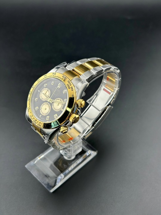 CLEANクリーン工場ROLEXロレックス デイトナ 126503 コンビイエローゴールド  ブラックダイヤモ ンド文字盤 cal.4131 1:1精度