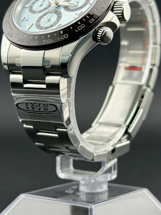 CLEANクリーン工場ROLEXロレックス デイトナ 116506 アイスプルーアラビア文字盤 cal.4130ムープ メントスケルトン 1:1精度