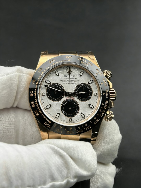 CLEANクリーン工場ROLEXロレックス デイトナ 116515LNローズゴールド (本物隕石) メテオライト 文字盤 cal.41301:1精度