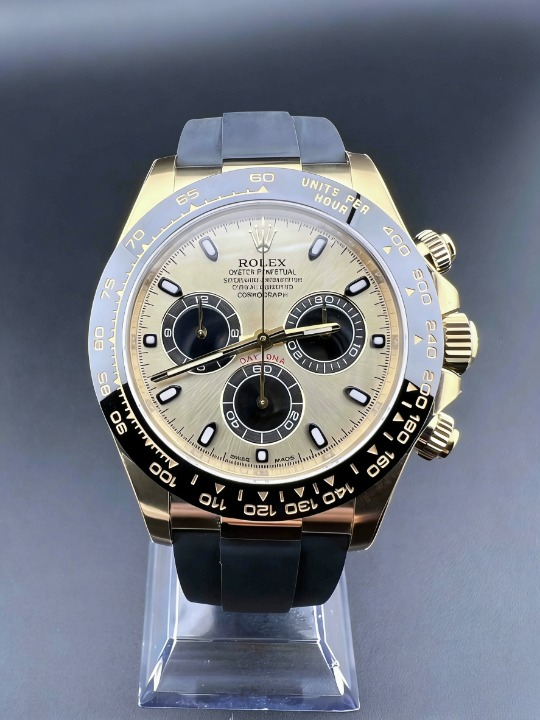 CLEANクリーン工場ROLEXロレックス デイトナ 116518 ゴールド シャンパンプラックパンダ文字盤 cal.4130 1:1精度