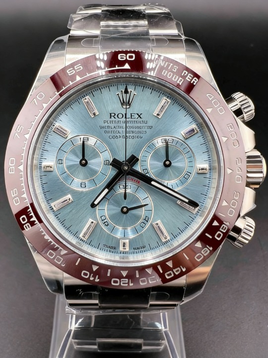 CLEANクリーン工場ROLEXロレックス デイトナ 116506プラチナ アイスプルー文字盤 ダイヤモン cal.4130 1:1精度