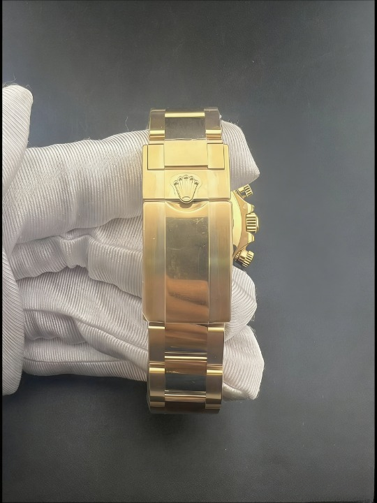 CLEANクリーン工場ROLEXロレックス デイトナ 116508 イエローゴールド ブラック文字盤 cal.4130 1:1精度