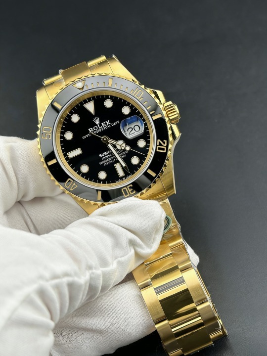 CLEANクリーン工場 ROLEXロレックスサブマリ ーナデイト41mm 126618LN 全ゴールド ブラック 文字盤 1:1級