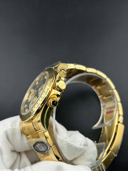 CLEANクリーン工場ROLEXロレックス デイトナ 126508 イエローゴールド ダイヤモンド目盛り フ ラック文字盤 cal.4131 1:1精度