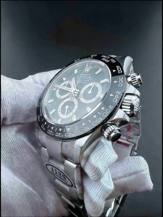 CLEANクリーン工場ROLEXロレックスデイトナ 116500LN プラック文字盤 cal.4130 1:1精度
