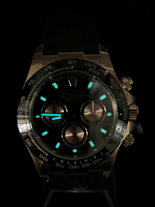 CLEANクリーン工場ROLEXロレックス デイトナ 116515LN エバーローズゴールド プラック文字盤 cal.4130 1:1精度