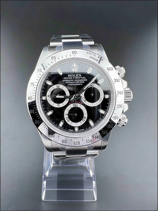 CLEANクリーン工場ROLEXロレックス デイトナ 116520ブラック文字盤 cal.4130 1:1精度