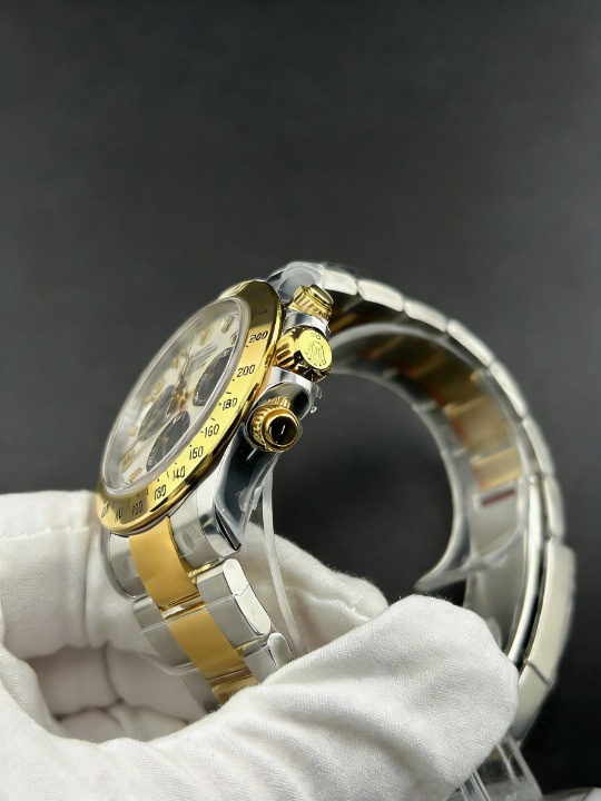CLEANクリーン工場ROLEXロレックス デイトナ 116523 コンビイエローゴールド パンダ文字盤 cal.4130 1:1精度