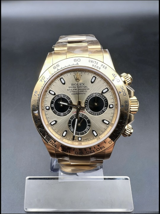CLEANクリーン工場ROLEXロレックスデイトナ  イエローゴールド  シャンパン  パンダ文 116508 字盤 cal.41301:1精度