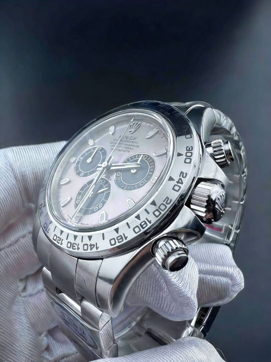 CLEANクリーン工場ROLEXロレックス ホワイト ゴールド デイトナ116509プラチナベゼル グレー文 字盤 cal.41301:1精度