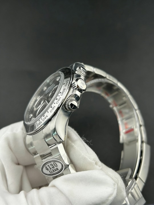 CLEANクリーン工場ROLEXロレックス ホワイト ゴールド デイトナ116509プラチナベゼル グレー文 字盤ダイヤモンド目盛り cal.41301:1精度