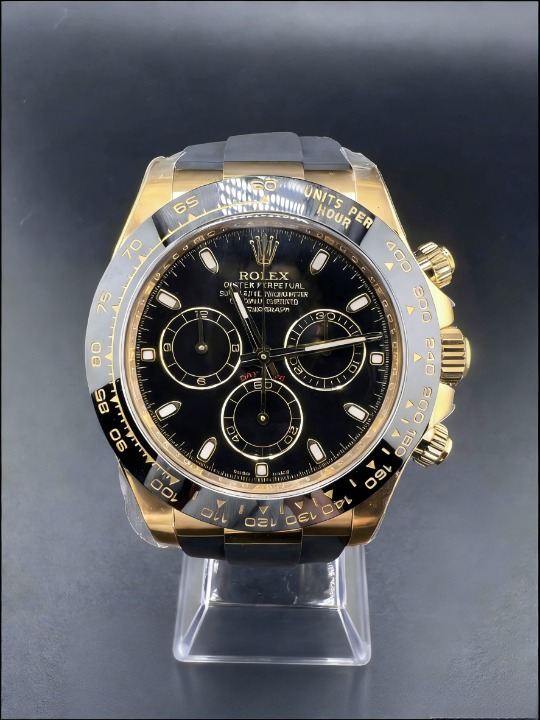 CLEANクリーン工場ROLEXロレックス デイトナ 116518LN ゴールド ブラック文字盤 cal.4130 1:1精 度