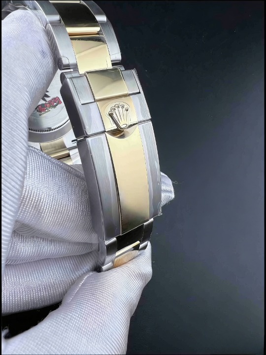 CLEANクリーン工場ROLEXロレックス デイトナ 116503 コンビゴールド ダイヤモンドインデック ス ブラック文字盤 cal.4130 1:1精度