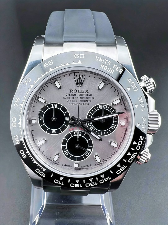 CLEANクリーン工場ROLEXロレックス デイトナ 116519LNグレー文字盤 cal.4130 1:1精度