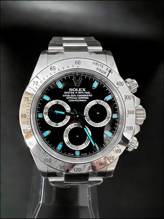 CLEANクリーン工場ROLEXロレックス デイトナ 116520ブラック文字盤 cal.4130 1:1精度