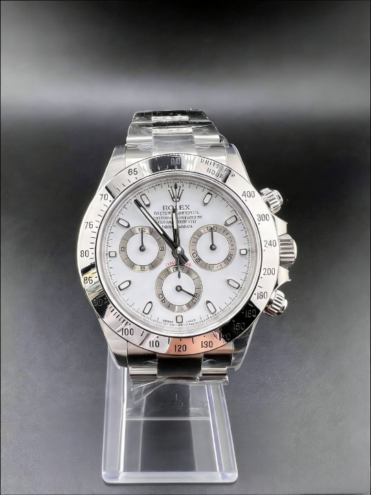 CLEANクリーン工場ROLEXロレックス デイトナ 116520ホワイト文字盤 cal.4130 1:1精度