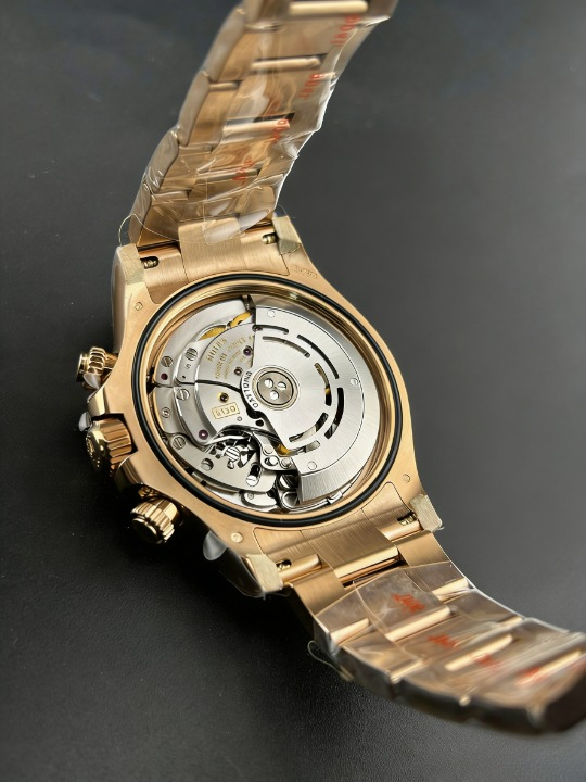 CLEANクリーン工場ROLEXロレックス デイトナ ローズゴールド  ダイヤモンドインデック 116505 ス ブラック文字盤 cal.4130 1:1精度