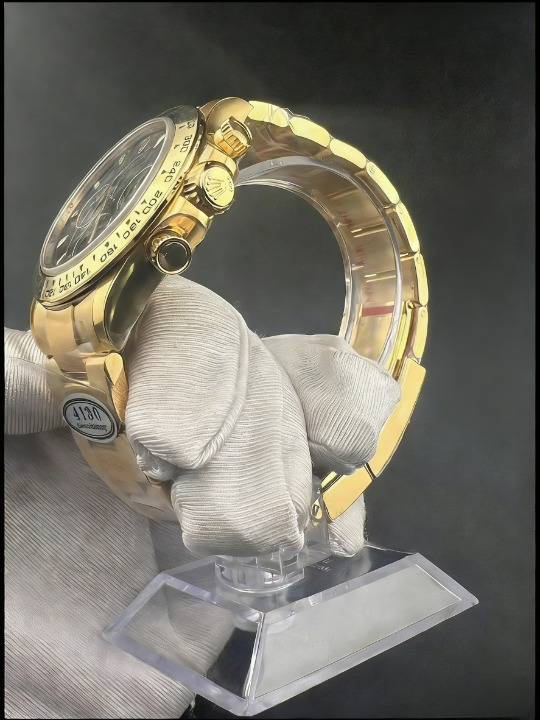 CLEANクリーン工場ROLEXロレックス デイトナ 116508 イエローゴールド ブラック文字盤 cal.4130 1:1精度