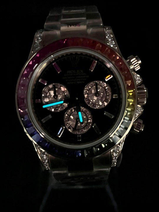 CLEANクリーン工場ROLEXロレックス デイトナ 116595 レインボー ローズゴールド ダイヤモンド cal.4130 1:1精度