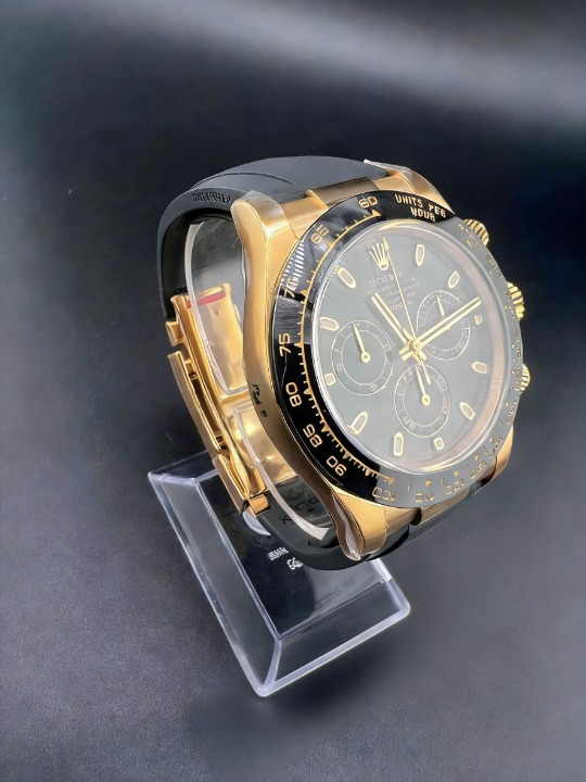 CLEANクリーン工場ROLEXロレックス デイトナ 116518LN ゴールド ブラック文字盤 cal.4130 1:1精 度