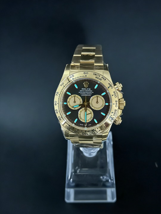 CLEANクリーン工場ROLEXロレックス デイトナ 126508 イエローゴールド ブラック文字盤 cal.4131 1:1精度