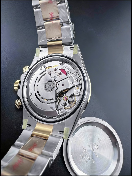 CLEANクリーン工場ROLEXロレックス デイトナ 116503 コンビイエローゴールド ブラック文字盤 cal.4130 1:1精度