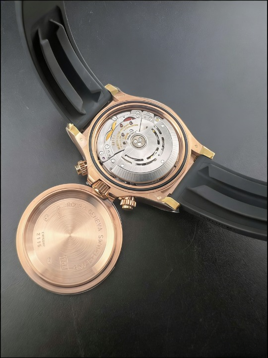 CLEANクリーン工場ROLEXロレックス デイトナ 116515LN エバーローズゴールド プラック文字盤 cal.4130 1:1精度