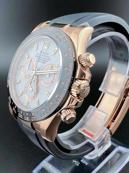 CLEANクリーン工場ROLEXロレックス デイトナ 116515LN ローズゴールド ホワイト文字盤 cal.4130 1:1精度
