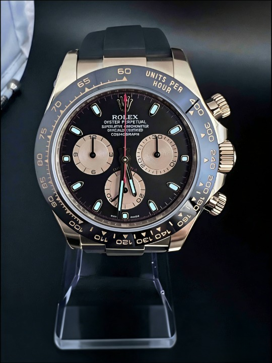 CLEANクリーン工場ROLEXロレックス デイトナ 116518LN イエローゴールド ブラック文字盤 cal.4130 1:1精度