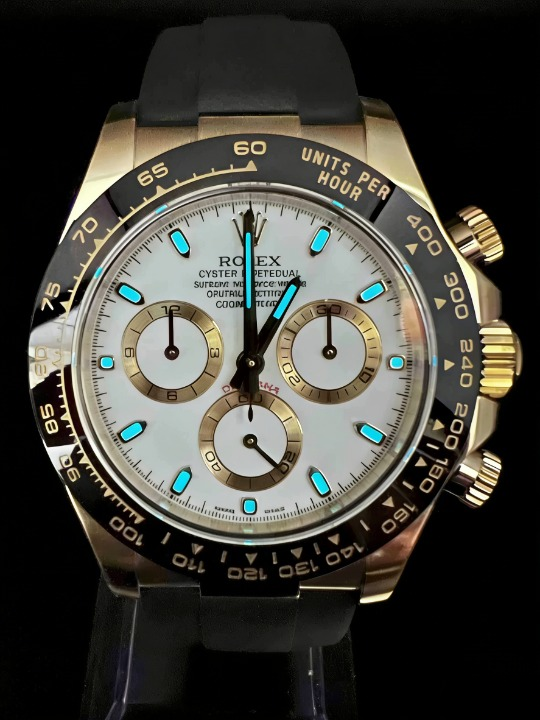 CLEANクリーン工場ROLEXロレックス デイトナ 116518LN イエローゴールド ホワイト文字盤 cal.4130 1:1精度