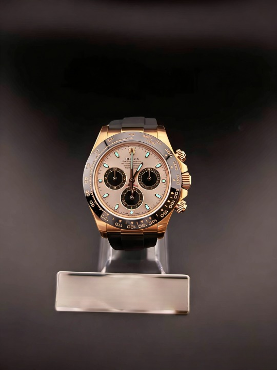 CLEANクリーン工場ROLEXロレックス デイトナ 116515LN ピンクゴールド ピンクゴールド/プラッ ク文字盤 cal.4130 1:1精度