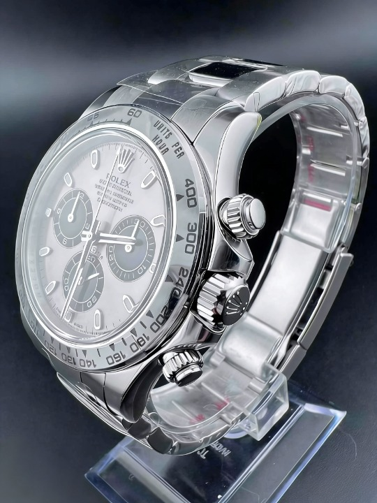 CLEANクリーン工場ROLEXロレックス ホワイト ゴールド デイトナ116509プラチナベゼル グレー文 字盤 cal.41301:1精度