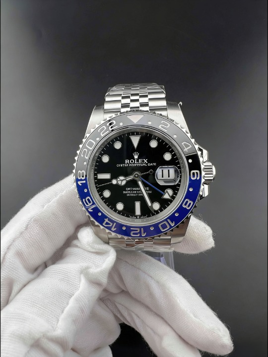 CLEANクリーン工場 ROLEXロレックスGMTマスス 40mm126710BLNR 青黒バッドマンベゼ ター II ル ブラック文字盤 1:1精度