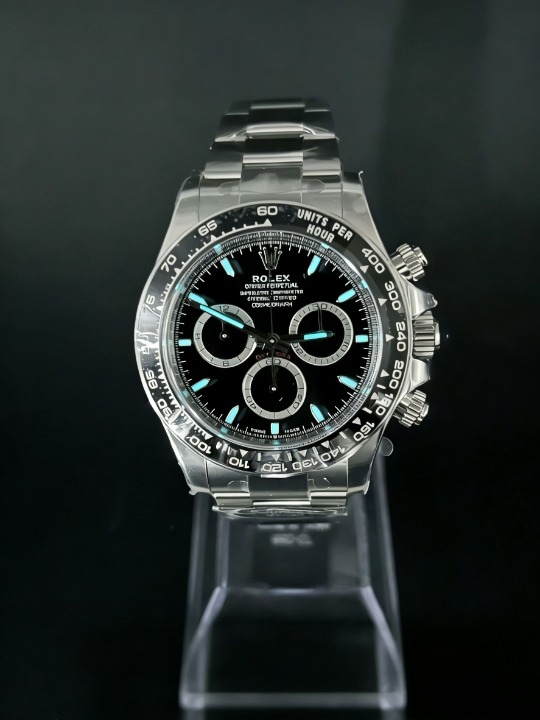 CLEANクリーン工場ROLEXロレックス デイトナ 126500LNブラック文字盤 cal.4131 1:1精度