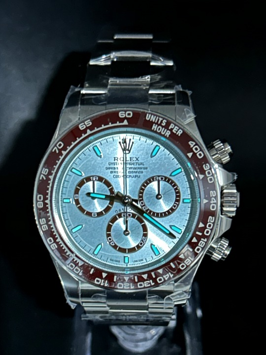 CLEANクリーン工場ROLEXロレックスデイトナ 126506 アイスブルー文字盤 スケルトン cal.4131 ムーブメント 1:1精度
