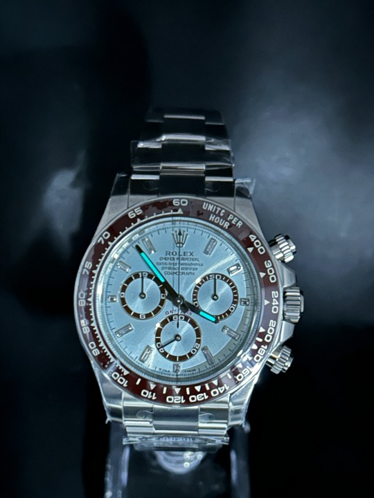 CLEANクリーン工場ROLEXロレックス デイトナ 126506プラチナ アイスブルーダイヤモンド入り文 字盤 cal.4131ムーブメントスケルトン1:1精度