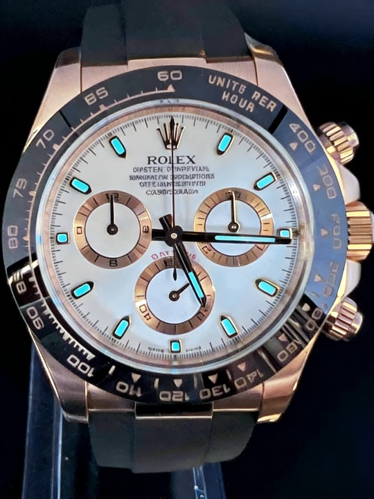 CLEANクリーン工場ROLEXロレックス デイトナ 116515LN ローズゴールド ホワイト文字盤 cal.4130 1:1精度