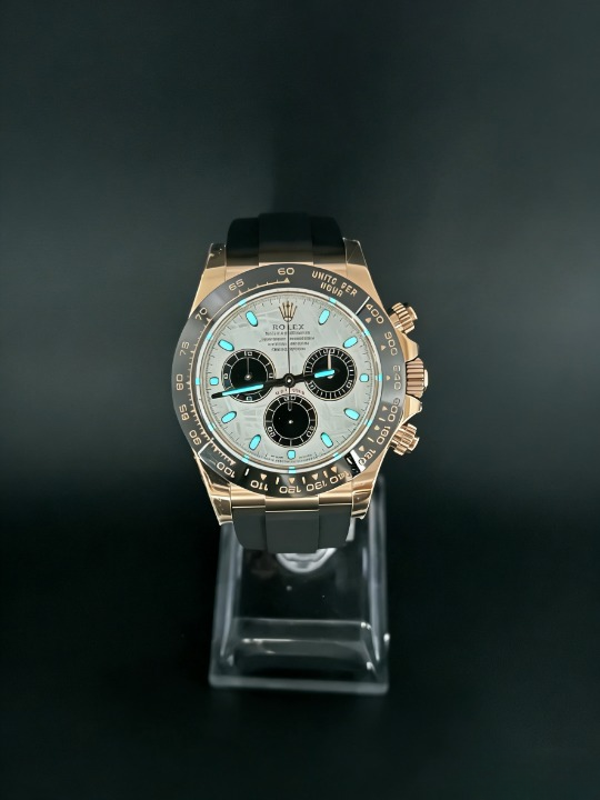 CLEANクリーン工場ROLEXロレックス デイトナ 116515LNローズゴールド (本物隕石) メテオライト 文字盤 cal.41301:1精度