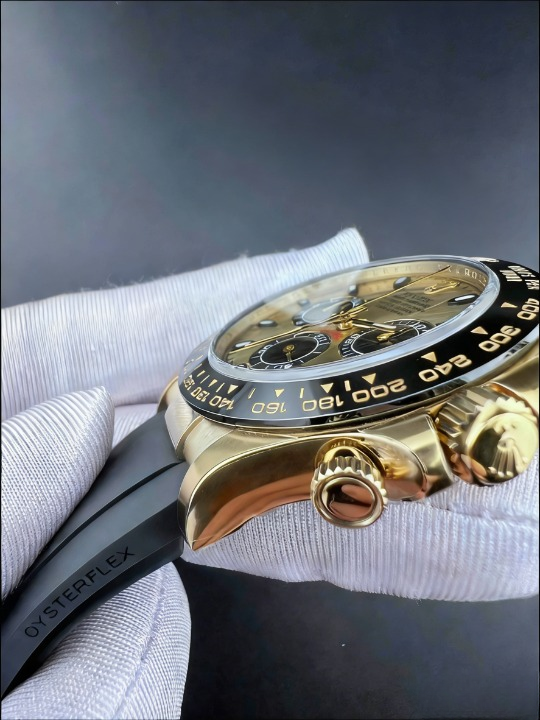 CLEANクリーン工場ROLEXロレックス デイトナ 116518 ゴールド シャンパンプラックパンダ文字盤 cal.4130 1:1精度