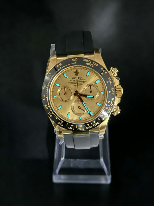 CLEANクリーン工場ROLEXロレックスデイトナ 116518 ゴール シャンパンブラックパンダ文字盤 cal.4130 1:1精度