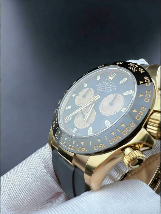 CLEANクリーン工場ROLEXロレックス デイトナ 116518LN イエローゴールド ブラック文字盤 cal.4130 1:1精度