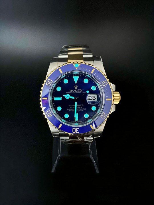 CLEANクリーン工場 ROLEXロレックスサブマリ ーナデイト40mm 116613LB コンビゴールド 読ブル ー文字盤 1:1級