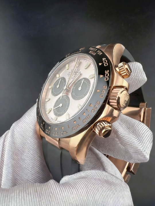 CLEANクリーン工場ROLEXロレックス デイトナ 116515LN ピンクゴールド ピンクゴールド/プラッ ク文字盤 cal.4130 1:1精度