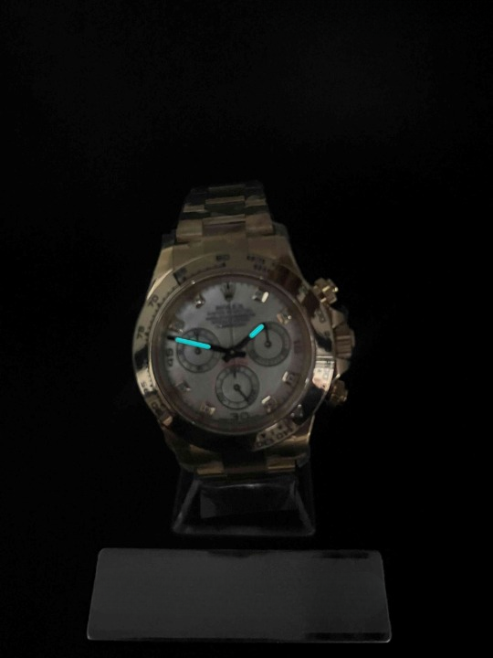 CLEANクリーン工場ROLEXロレックスデイトナ 116528 イエローゴールド 天然マザーオプパール 文字盤 ダイヤモンド目盛り cal.41301:1精度