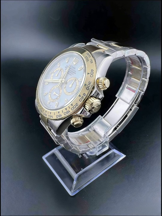 CLEANクリーン工場ROLEXロレックス デイトナ 116503 コンビイエローゴールド ホワイト文字盤 cal.4130 1:1精度