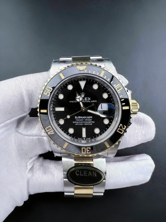 CLEANクリーン工場 ROLEXロレックスサプマリ ーナデイト41mm 126613LN コンビゴールド  ブラ ック文字盤  1:1級