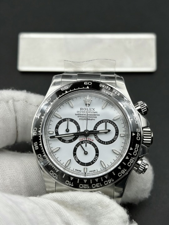 CLEANクリーン工場ROLEXロレックス デイトナ 126500LNホワイトパンダ文字盤 cal.4131 1:1精度